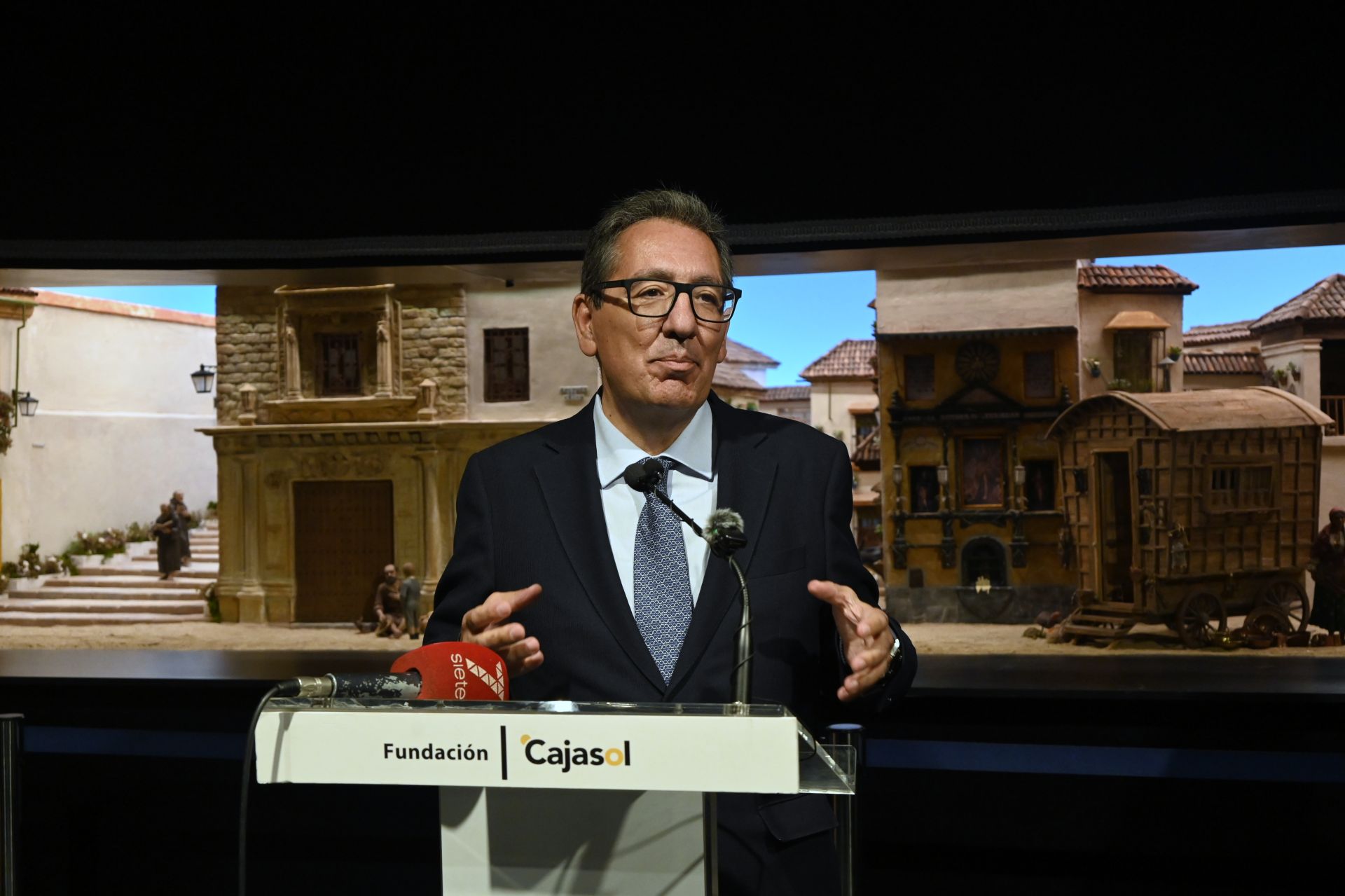 El belén de la Fundación Cajasol en Córdoba, en imágenes