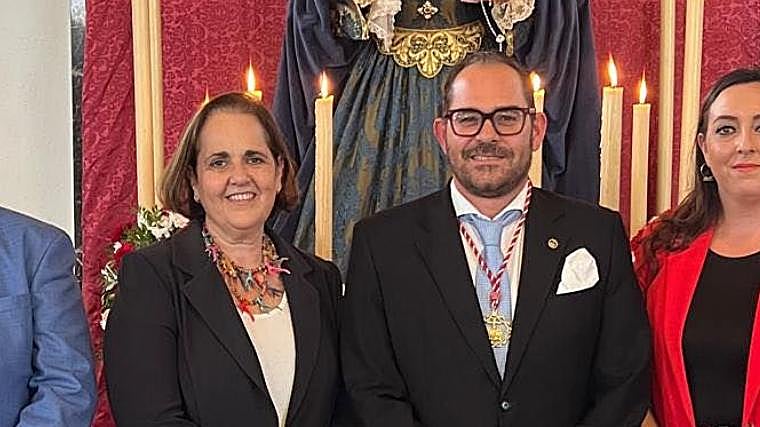 José Luis Sánchez, en los recientes cultos a María Santísima de las Penas