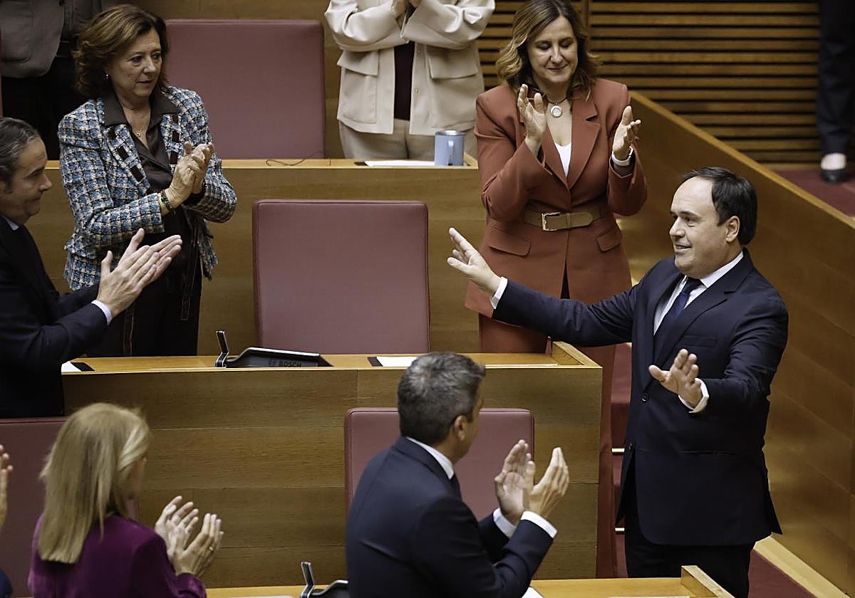 Imagen del presidente electo de la Generalitat Valenciana, Juanfran Pérez Llorca