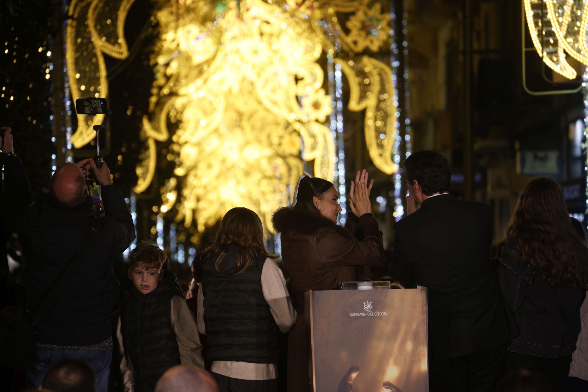 El encendido del espectáculo de luz y música de Córdoba, en imágenes