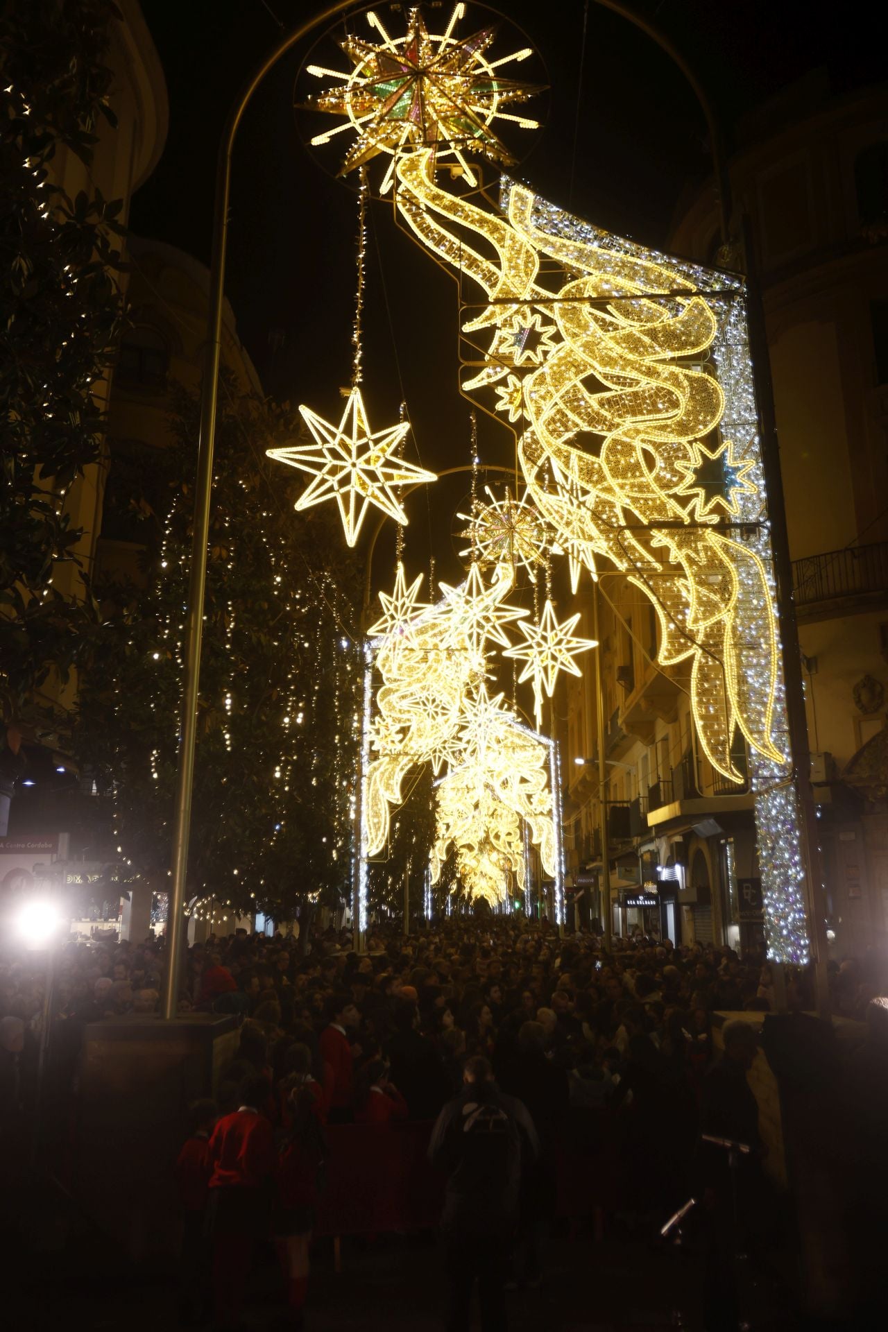El encendido del espectáculo de luz y música de Córdoba, en imágenes