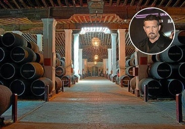 Antonio Banderas se arriesga a probar un vino de 1728: «Siento que saboreo parte de la historia de España»