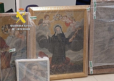 Imagen secundaria 1 - Algunas de las piezas halladas