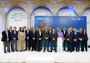 Asistentes al centenario de la Cámara Oficial Mineira de Galicia