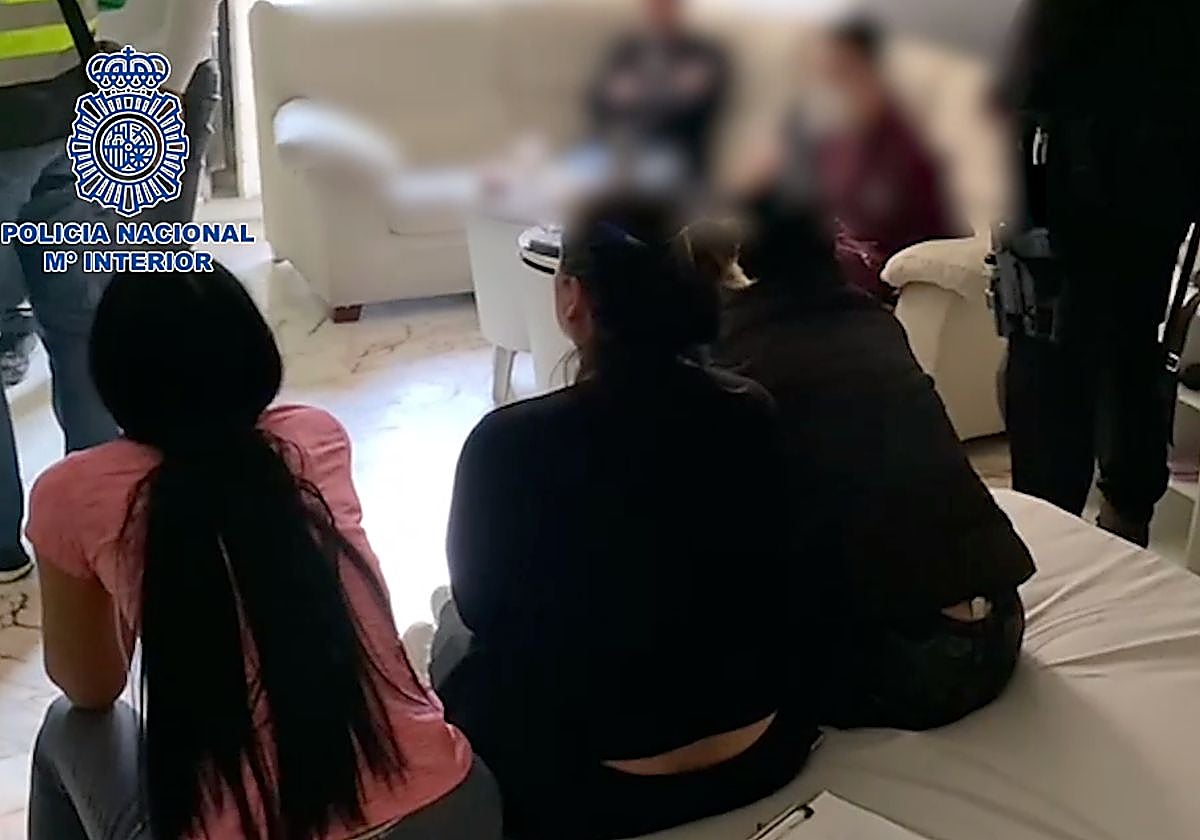 Mujeres liberadas de una red de prostitución en Málaga