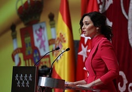 Ayuso preside el acto de celebración  del 47º aniversario de la Constitución española | Señal de vídeo en directo