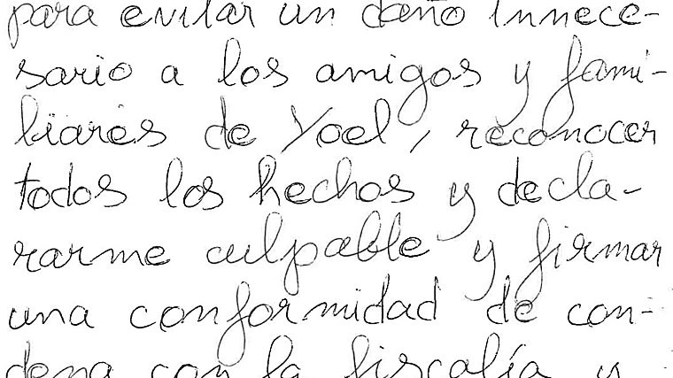 Otro extracto de la carta