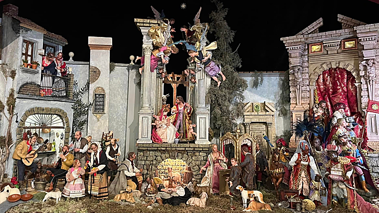 Belén de la Cofradía de Dolores del Puente Málaga