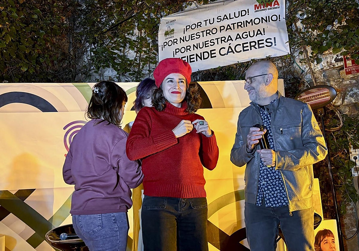 La candidata a la Presidencia de la Junta de Extremadura por la coalición Unidas por Extremadura, Irene de Miguel