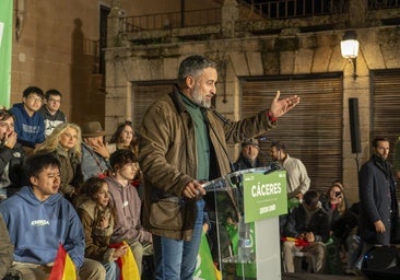 Santiago Abascal, en Cáceres