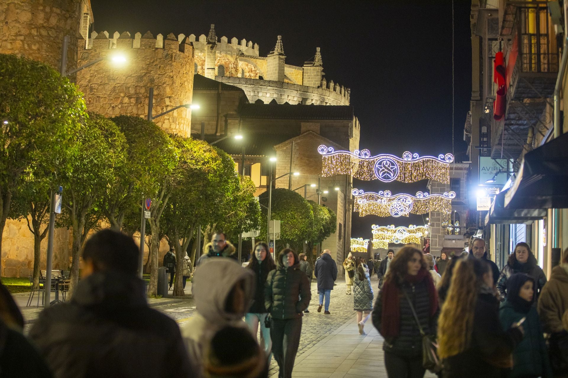 Iluminación en Ávila