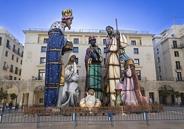 El Belén más grande del mundo está en España: San José mide 17 metros y el Niño Jesús más de tres