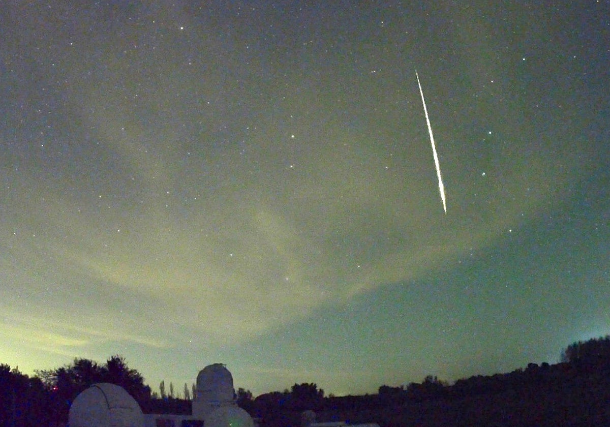 Bólido celeste detectado por el complejo astronómico de La Hita en 2025