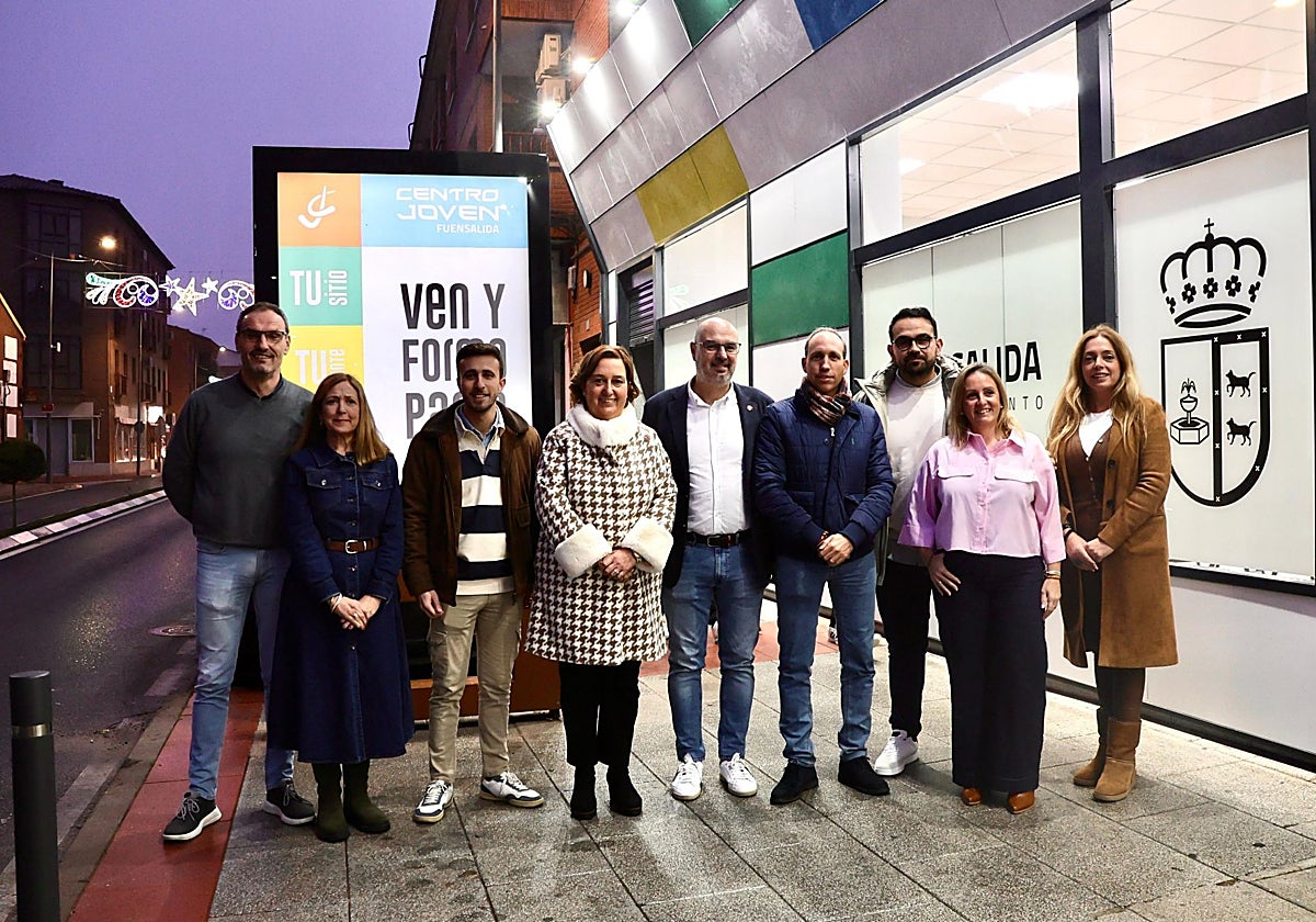 Cedillo, junto al alcalde José Jaime Alonso, y el vicepresidente Daniel Arias