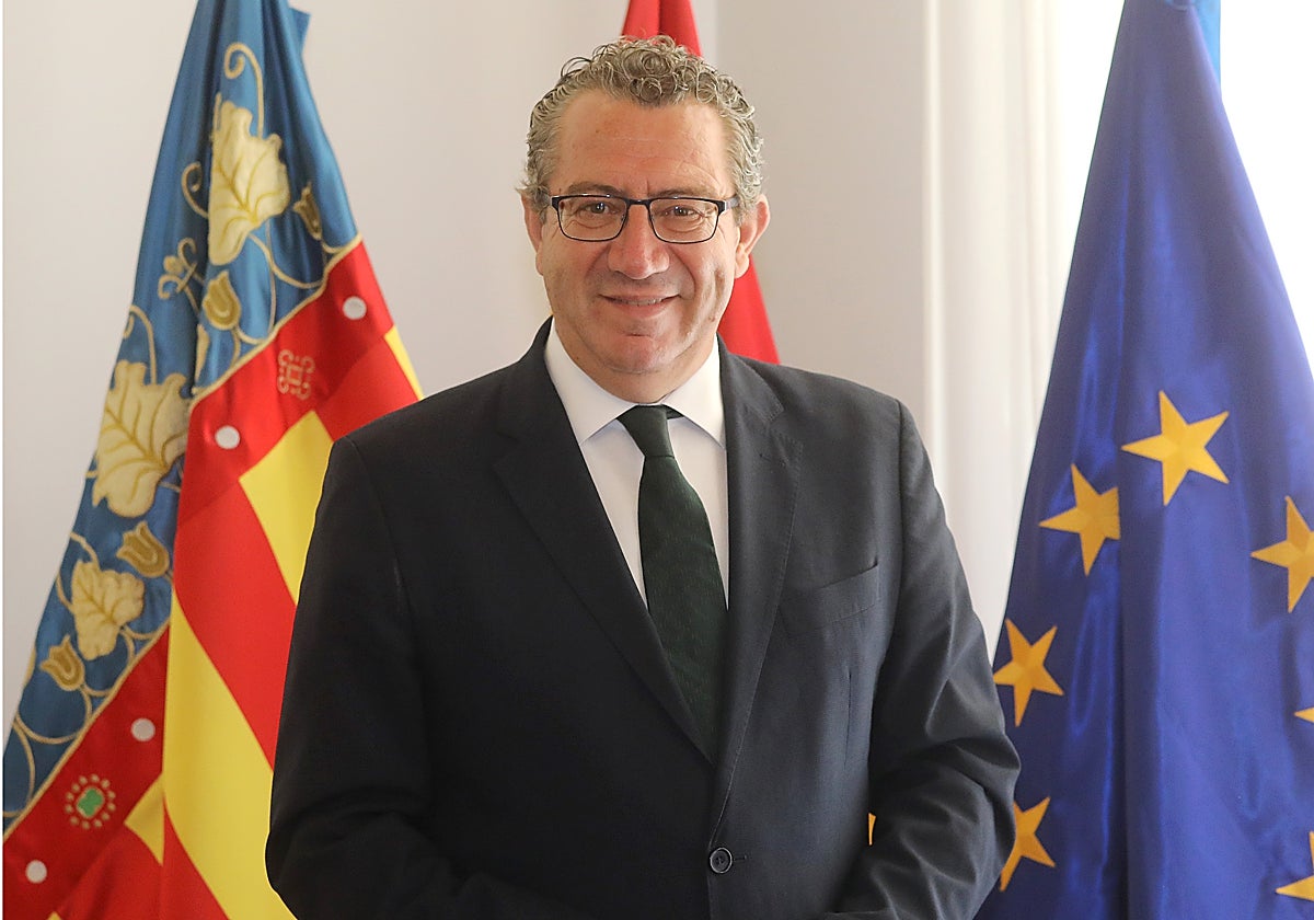 El presidente de la Diputación de Alicante, Toni Pérez