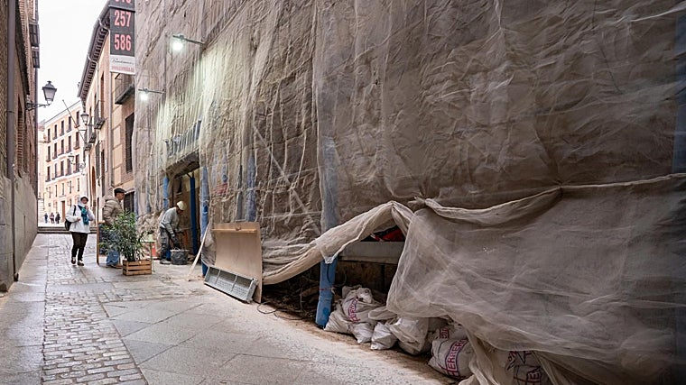 Andaimes na Cordon Street