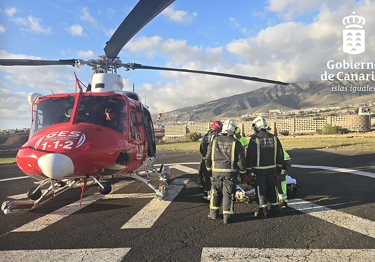 Rescate del GES en foto de archivo