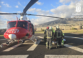 Rescatado en helicóptero un corredor que cayó a una zona de difícil acceso durante una maratón