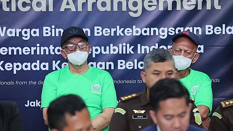 Prisión indonesia celebra ceremonia de repatriación de dos presos de Países Bajos