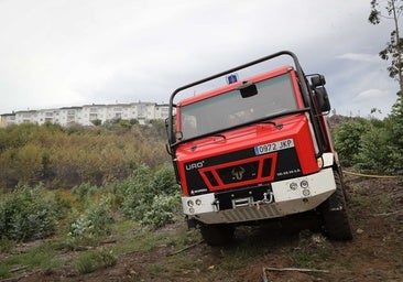 Camión de bomberos en una imagen de archivo