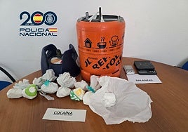 La insospechada 'carga' de una bombona de butano trucada: 753 gramos de cocaína