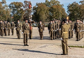 La Base de Cerro Muriano acoge la solemne parada militar por su patrona, la Inmaculada Concepción