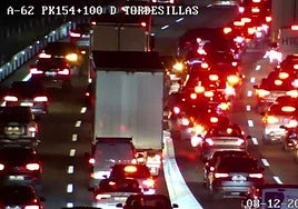 La vuelta del puente provoca tres accidentes en hora y media en la A-62 a la altura de Tordesillas (Valladolid)