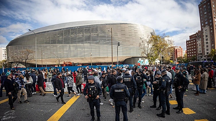 El dispositivo de seguridad para el Real Madrid-Manchester City contará con más de 1.700 efectivos