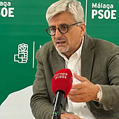 El secretario general del PSOE de Málaga y parlamentario andaluz, Josele Aguilar, en una imagen de archivo