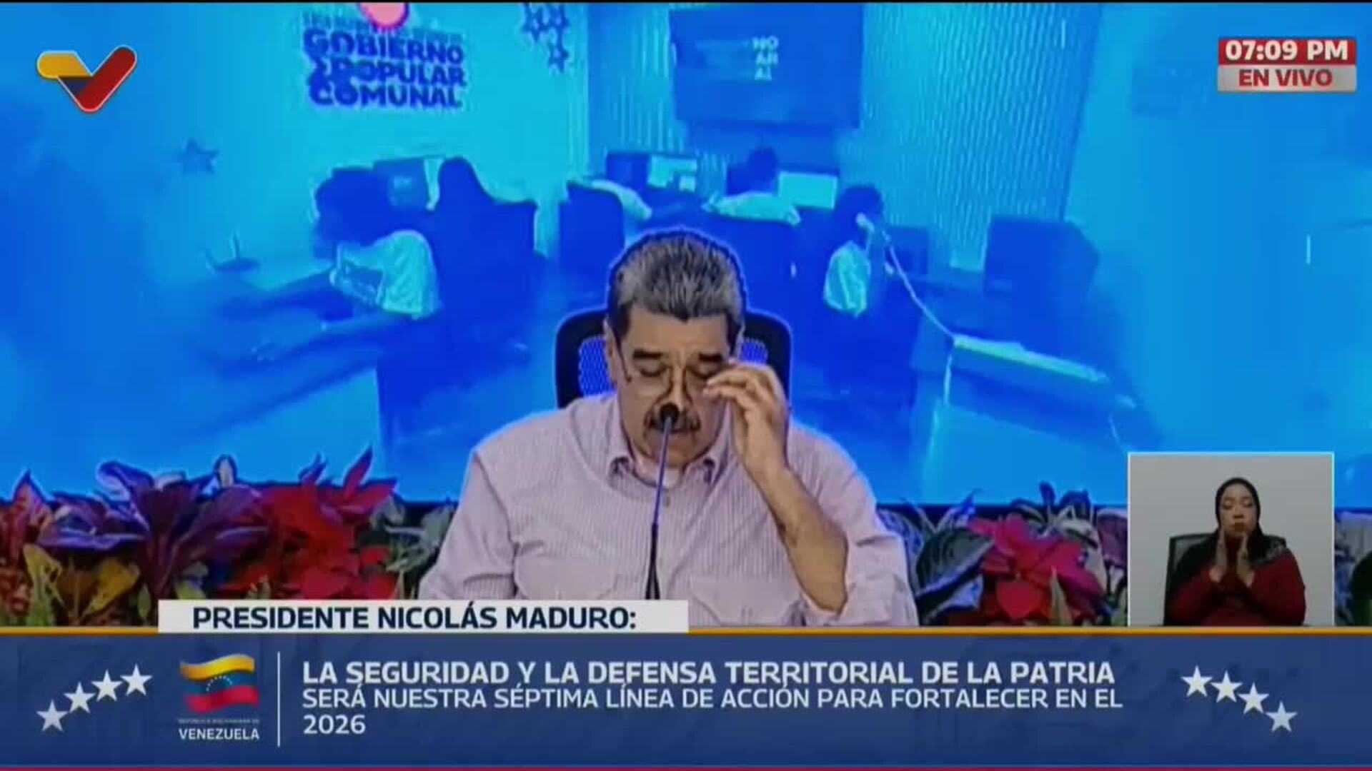 Maduro afirma que en Venezuela ya empezó el 2026, rumbo a la construcción de una &quot;patria pacífica&quot;