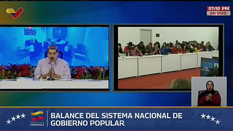 Maduro anuncia metas para una Venezuela "pacífica" en 2026 en medio de presiones de EE.UU.