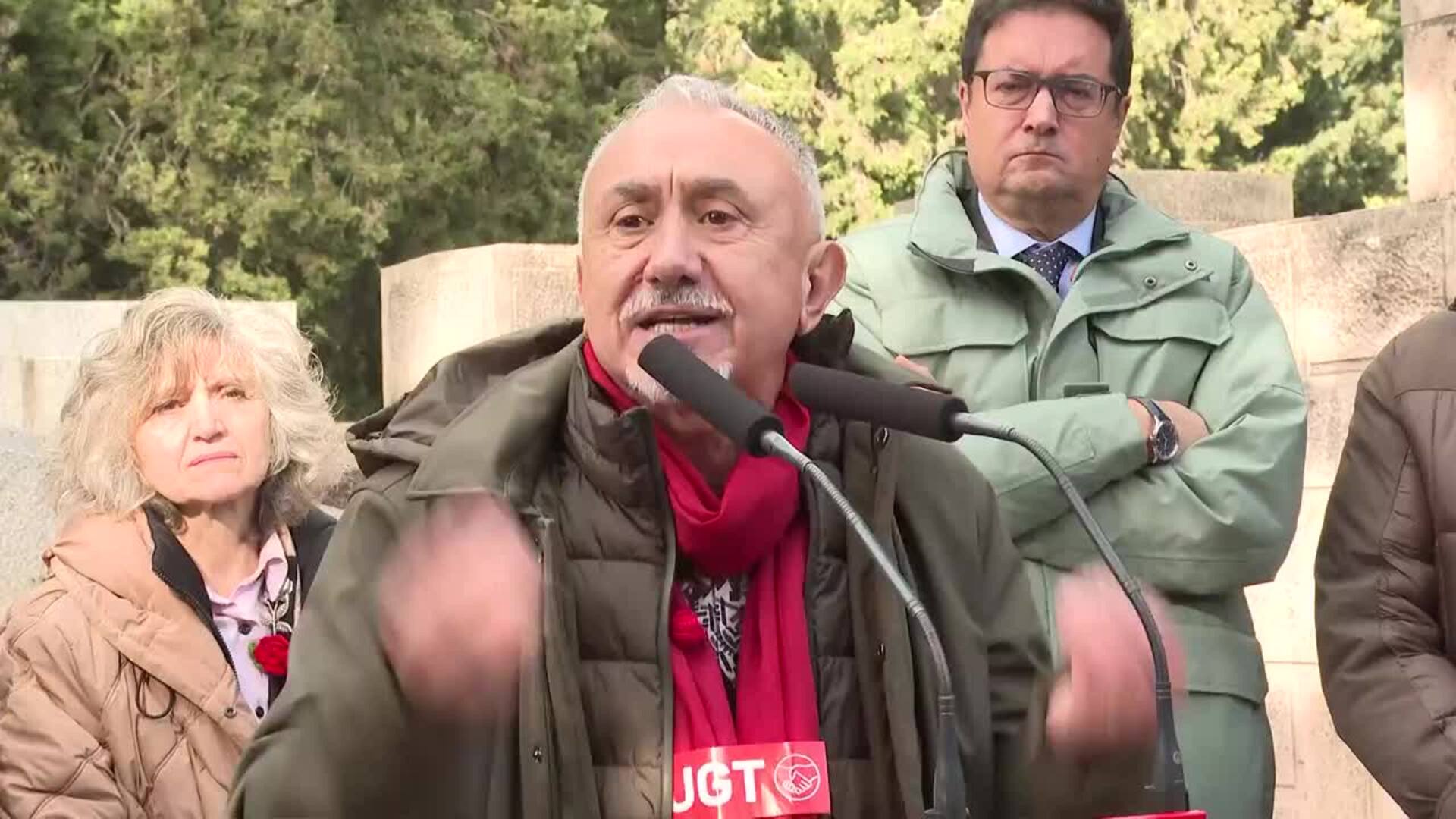 Pepe Álvarez reivindica la labor de Pablo Iglesias Posse