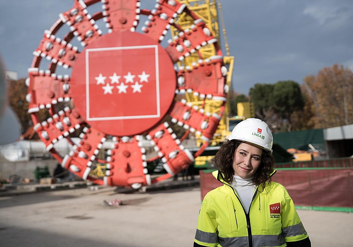 La presidenta madrileña, Isabel Díaz Ayuso