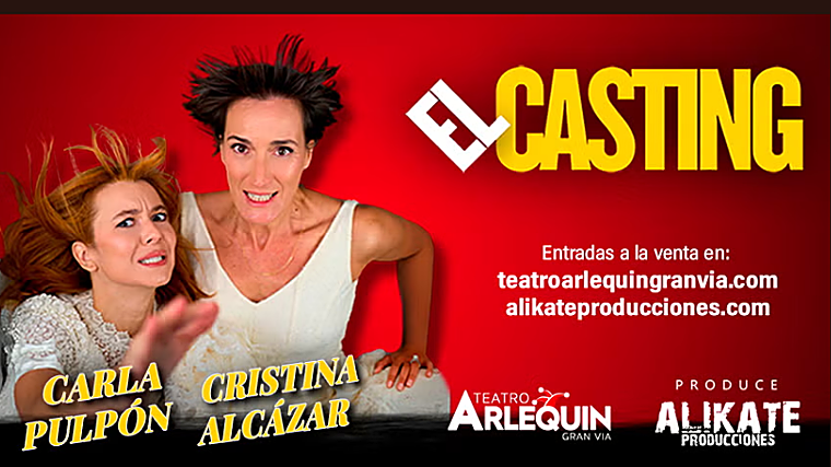 Elenco no Harlequin Theatre.