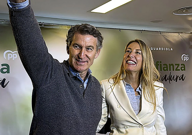 Feijóo pide a Extremadura «hablar claro» y evitar la «confusión» dando la victoria a Guardiola el 21-D