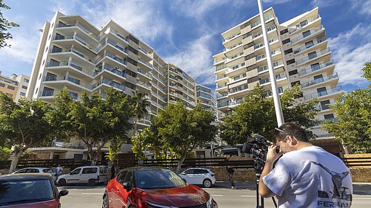 Urbanization where the Russian deserter pilot lived in Villajoyosa, Alicante