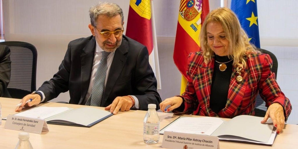 Sanidad y TSJCM firman un protocolo de colaboración para la atención de personas con enfermedad mental