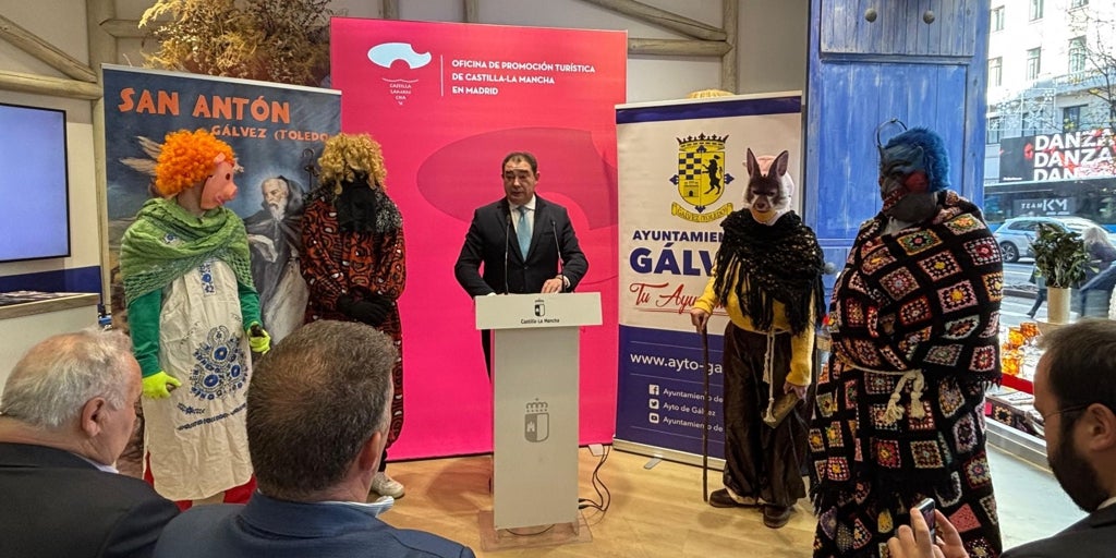 Gálvez lleva a Madrid la Fiesta de San Antón, reconocida como de Interés Turístico Regional