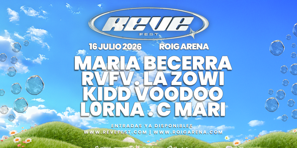María Becerra, RVFV y la Zowi actuarán el 16 de julio en Roig Arena dentro del Reve Fest