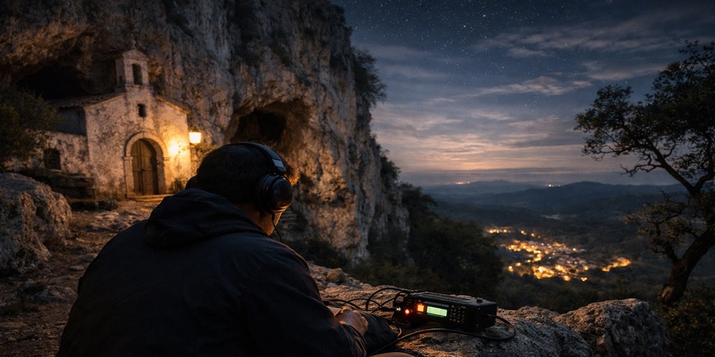 Noche de miedo y psicofonías en la Peña de Alájar