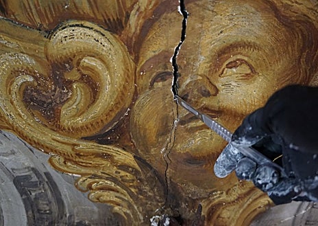 Imagem secundária 1 – imagens de obras de restauro.