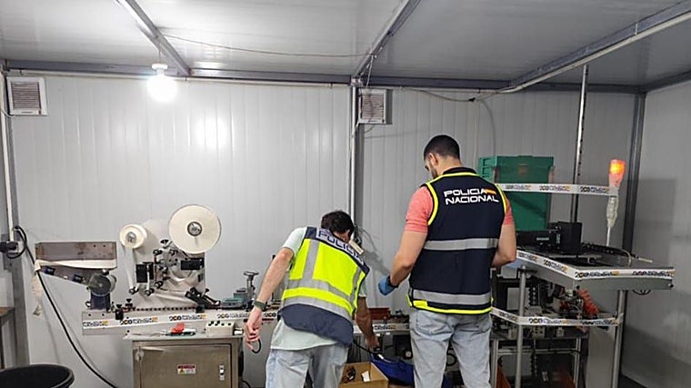 Una de las últimas operaciones de la Policía Nacional contra las falsificaciones