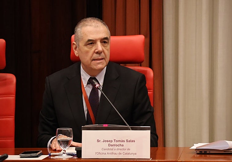 El juez Josep Tomàs Salàs, nuevo director de la Oficina Antifraude de Cataluña