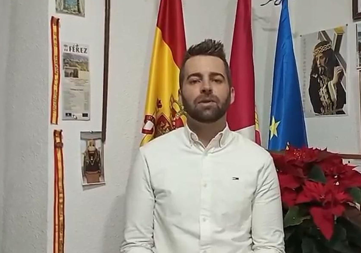 El alcalde de Féréz, Francisco Javier Jaime Espinosa