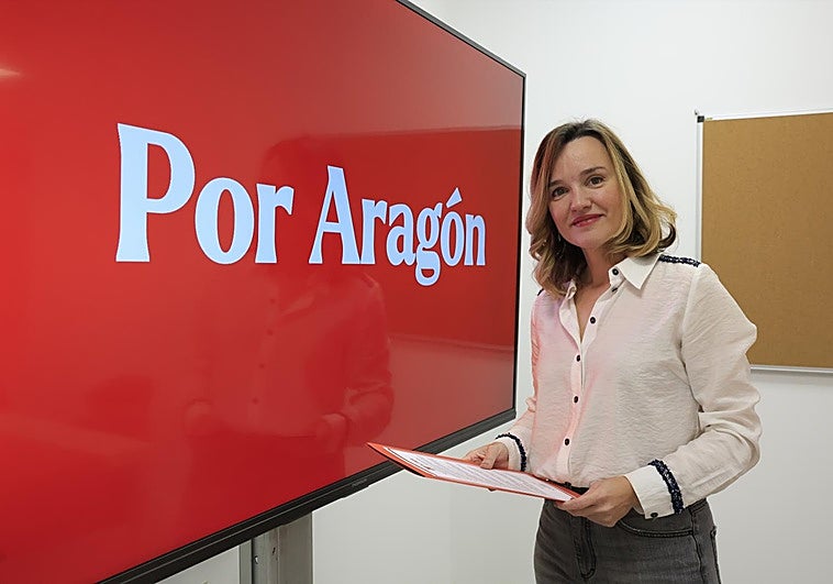 Alegría hace alarde de campaña humilde en Aragón pese a sus tres pisos y el colegio elitista de su hijo
