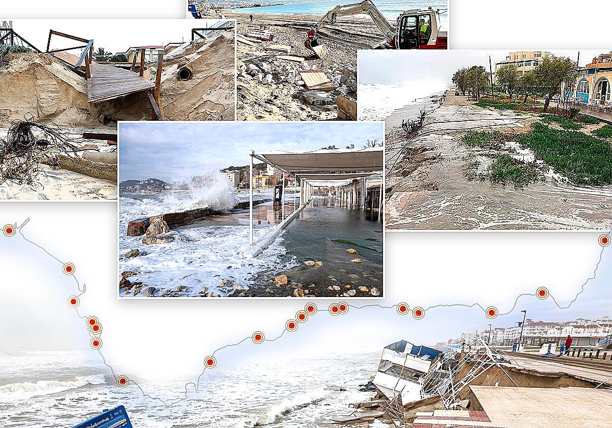 Las otras 'Matalascañas' de la costa andaluza en regresión: las playas que pueden desaparecer por el avance del mar