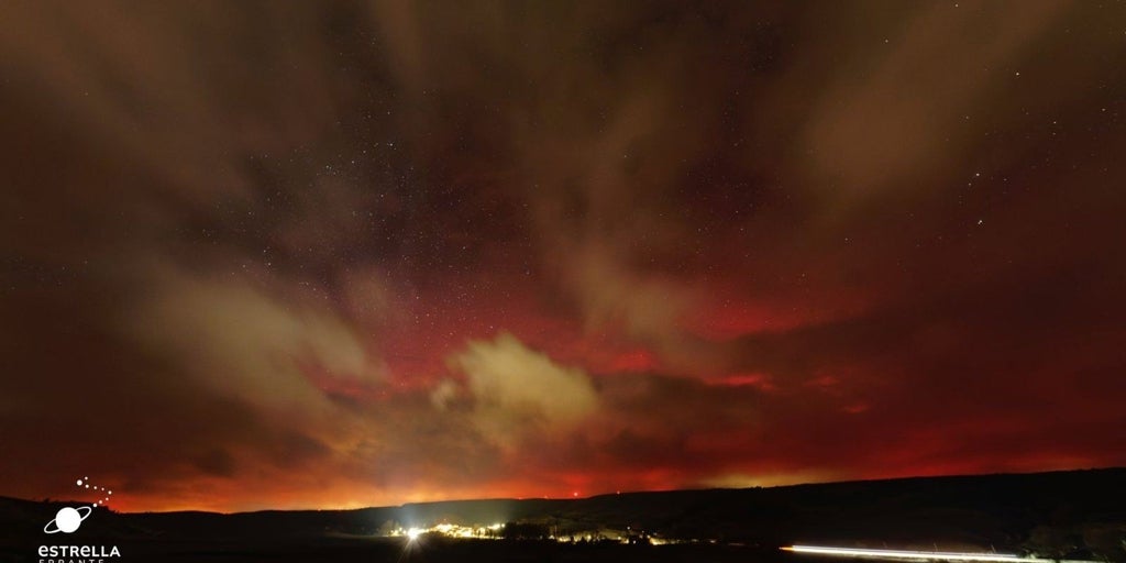 Auroras boreales irrumpen en varios puntos de Guadalajara a causa de la erupción solar más grande en 22 años