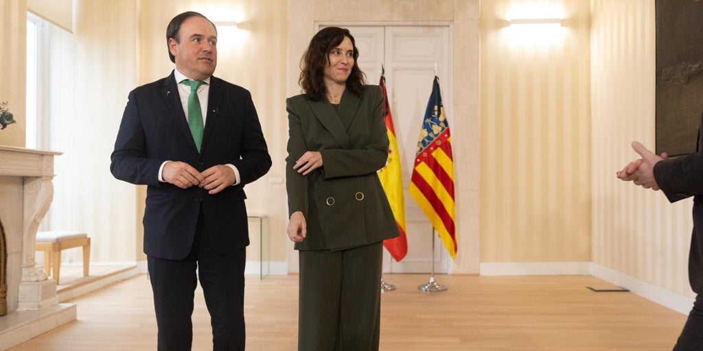 Ayuso y Pérez Llorca se alían para promover juntos el turismo en Madrid y la Comunidad Valenciana