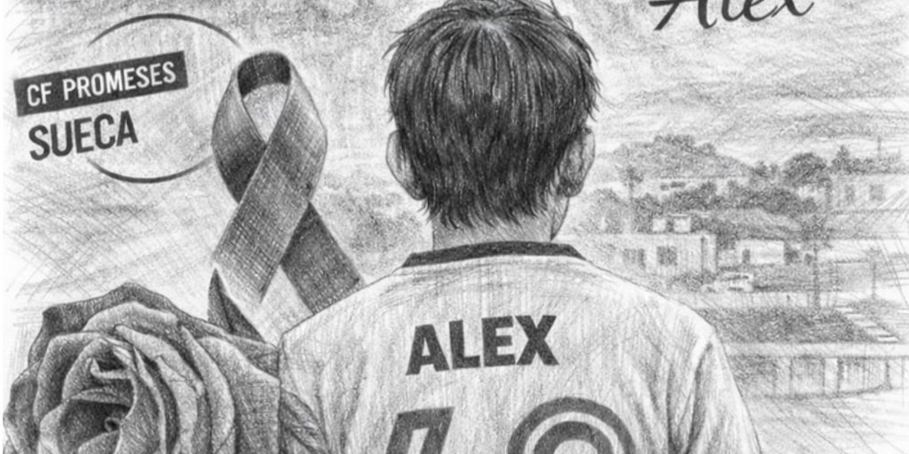 «Vuela alto, Álex»: los compañeros de su Falla y su equipo de fútbol dicen adiós al niño que murió a cuchilladas en Sueca