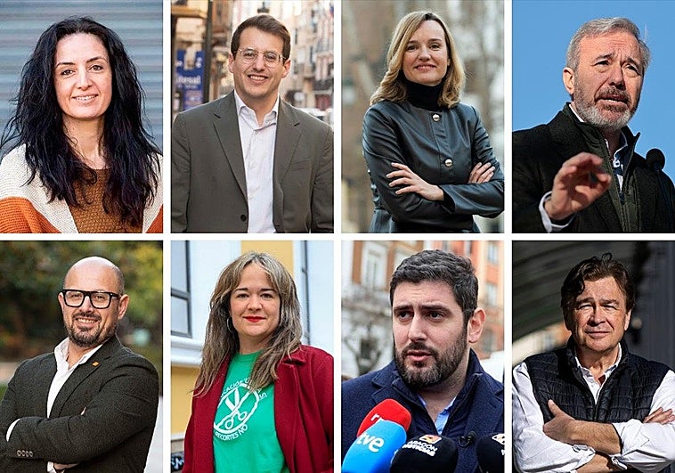 Ocho candidatos debaten en TVE a 10 días de las elecciones en Aragón